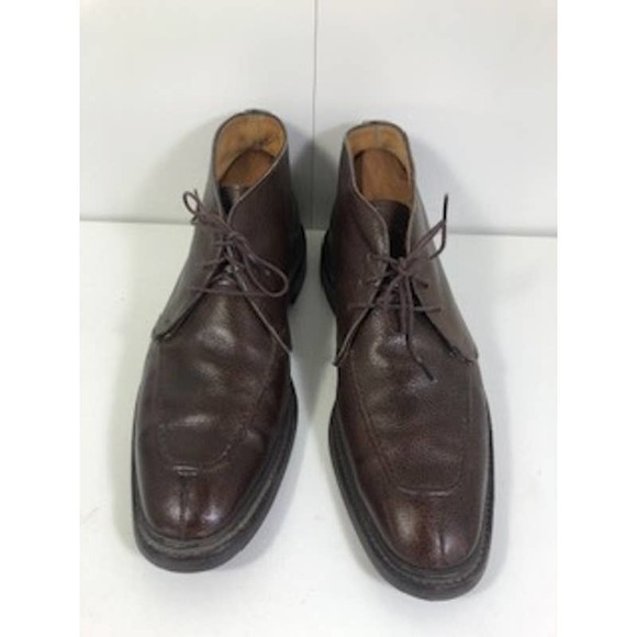 Cheaney Other - Cheaney Leather Moc Toe Lace-Up Gainborough Chukka Boot Dark Brown Mens US 10